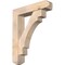 Ekena Millwork Merced Craftsman Smooth Bracket w/ Offset Brace, Douglas Fir, 7 1/2"W x 34"D x 42"H BKT0806X34X42MRC04SDF - alternate 1